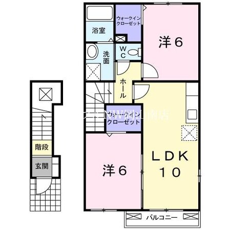 八浜駅 徒歩98分 2階の物件間取画像